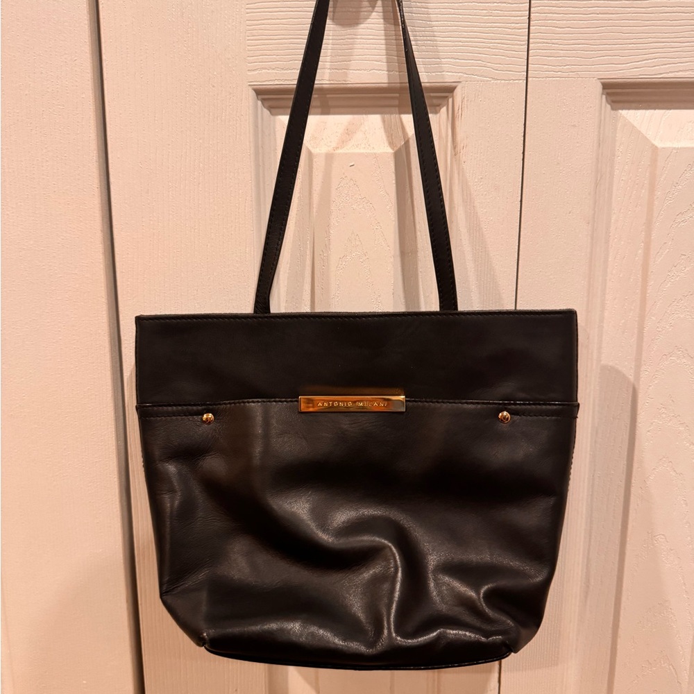 Antonio Melani Leather Tote Bag